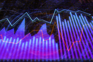 Glowing purple forex wallpaper