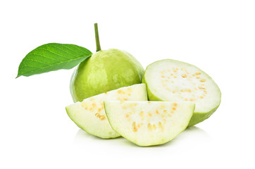 Guava isolated on white background