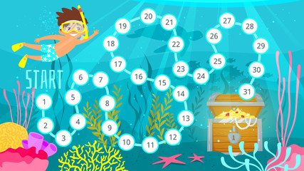 kids board game template