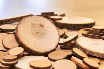 Wood Cross Section Tree Rings Cut Slice Brown Stump