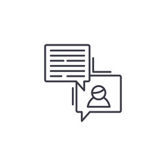 Project report linear icon concept. Project report line vector sign, symbol, illustration.