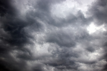dark storm clouds