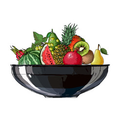 Fruit in a bowl