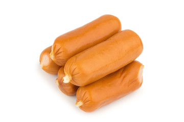 sausage small isolated on white background