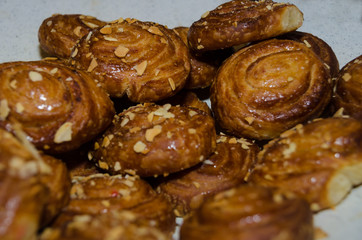 Traditional mexican bread for breakfast