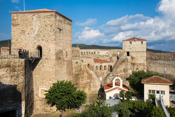 Obraz premium panoramic view of the old Byzantine Castle in the city of Thessaloniki , Greece.