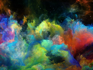 Obraz na płótnie Canvas Metaphorical Space Nebula