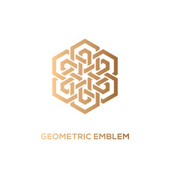 Geometric emblem