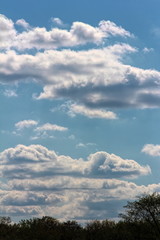 sky, clouds, blue, cloud, nature, white, day, weather, summer, cloudy, air, atmosphere, landscape, light, cloudscape, heaven, space, beautiful, fluffy, sun, beauty, sunny, cumulus, view, bright