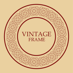 Vintage retro frame