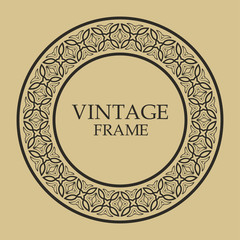 Vintage retro frame