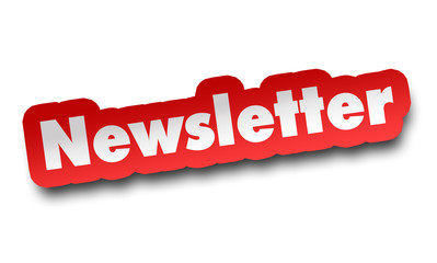 newsletter concept 3d illustration isolated