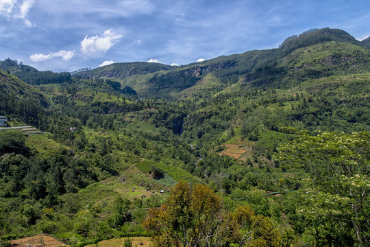 Landscape panorama sri lanka