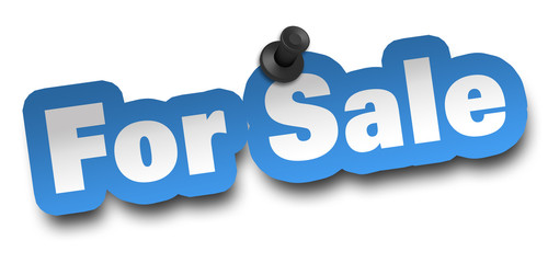 for sale concept 3d illustration isolated