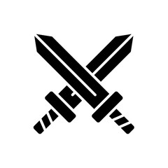Military confrontation black icon concept. Military confrontation flat  vector symbol, sign, illustration.