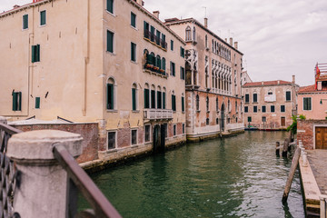 landscapes of the city of Venice, summer