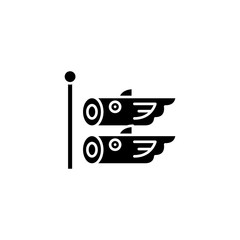 Plan black icon concept. Plan flat  vector symbol, sign, illustration.