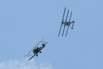 Aircraft display on airshow in city Pardubice yar 2010
