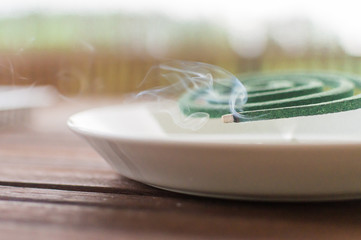mosquito repellent smoking