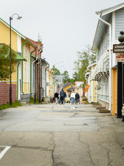Obraz premium Peple walking in street