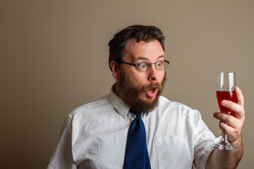 guy who is very excited