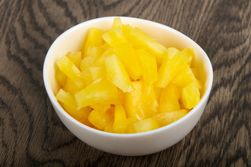 Canned pineapple
