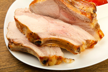 Roasted pork
