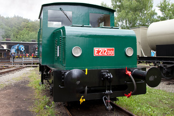 Czech old steam locomotive