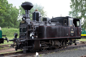 Czech old steam locomotive