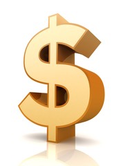 Obraz premium dollar sign concept 3d illustration