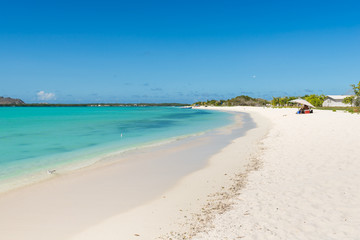 Beautiful beach in Los Roques archipelago