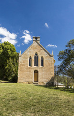 Fototapeta na wymiar Catholic Church in Hartley, Australia
