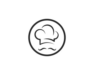 hat chef logo template