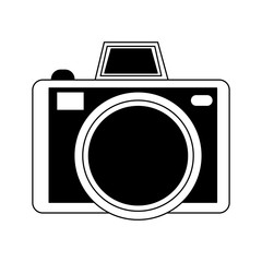 Photographic camera symbol vector illustration graphic design