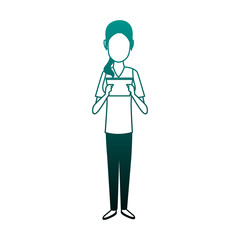 Woman doctor cartoon vector illustration graphic design