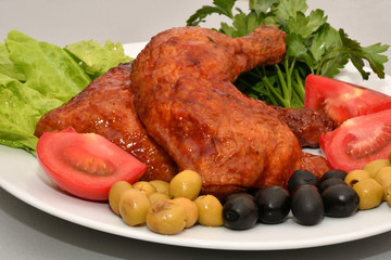 Chicken thigh grilled