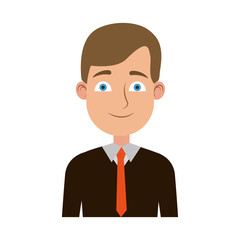 Executive businessman cartoon vector illustration graphic design