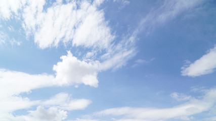 Clear blue sky with some cloud