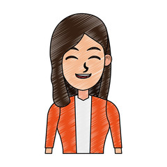 Executive business woman cartoon vector illustration graphic design