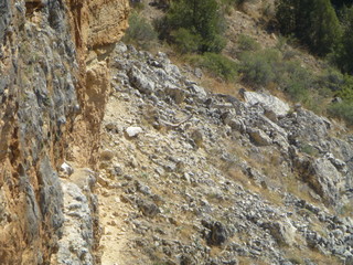 Hoces del R&iacute;o Durat&oacute;n, parque natural en Sepulveda, Segovia (Castilla y Leon, Espa&ntilde;a) 