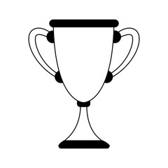 Trophy cup symbol vector illustration graphic design