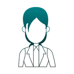 Executive business woman cartoon vector illustration graphic design