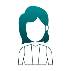 Executive business woman cartoon vector illustration graphic design