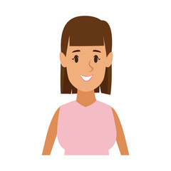 Young woman cartoon vector illustration graphic design