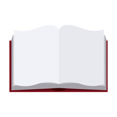 Book open symbol vector illustration graphic design