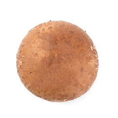 Portobello mushrooms isolated on a white background