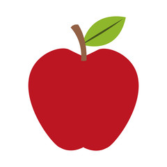 Apple fruit isolated vector illustration graphic design
