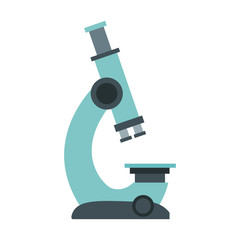 Microscope scientific tool vector illustration graphic design