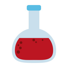 Flask lab symbol vector illustration graphic design