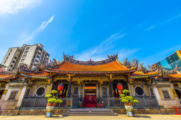 Naklejka premium 龍山寺 台湾 台北